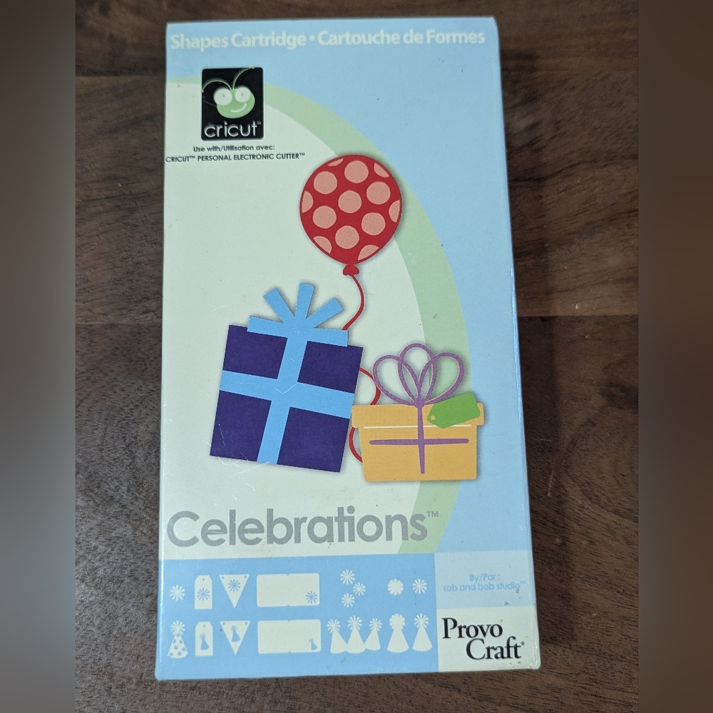 Cricut Celebrations cartridge crafting scrapbooking